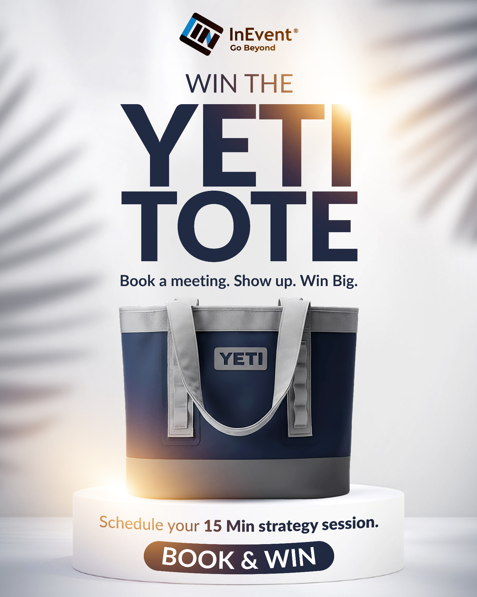 Win the YETI Tote campaign poster