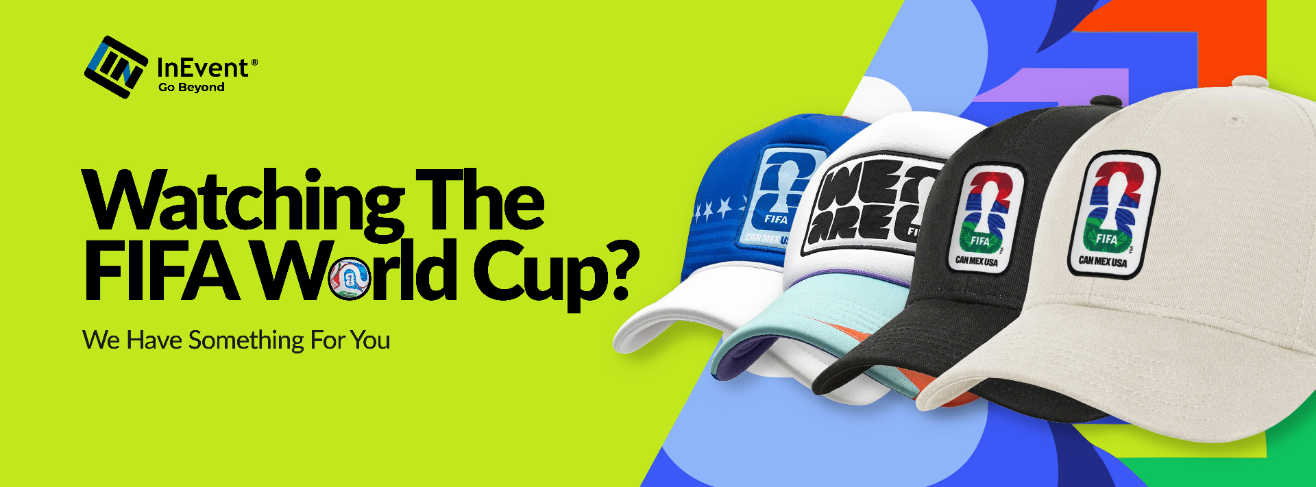 Watching the FIFA World Cup? InEvent themed email banner