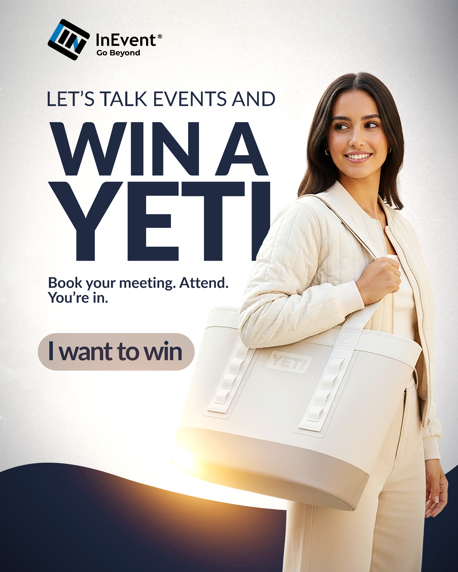Let's talk events and win a YETI lifestyle ad