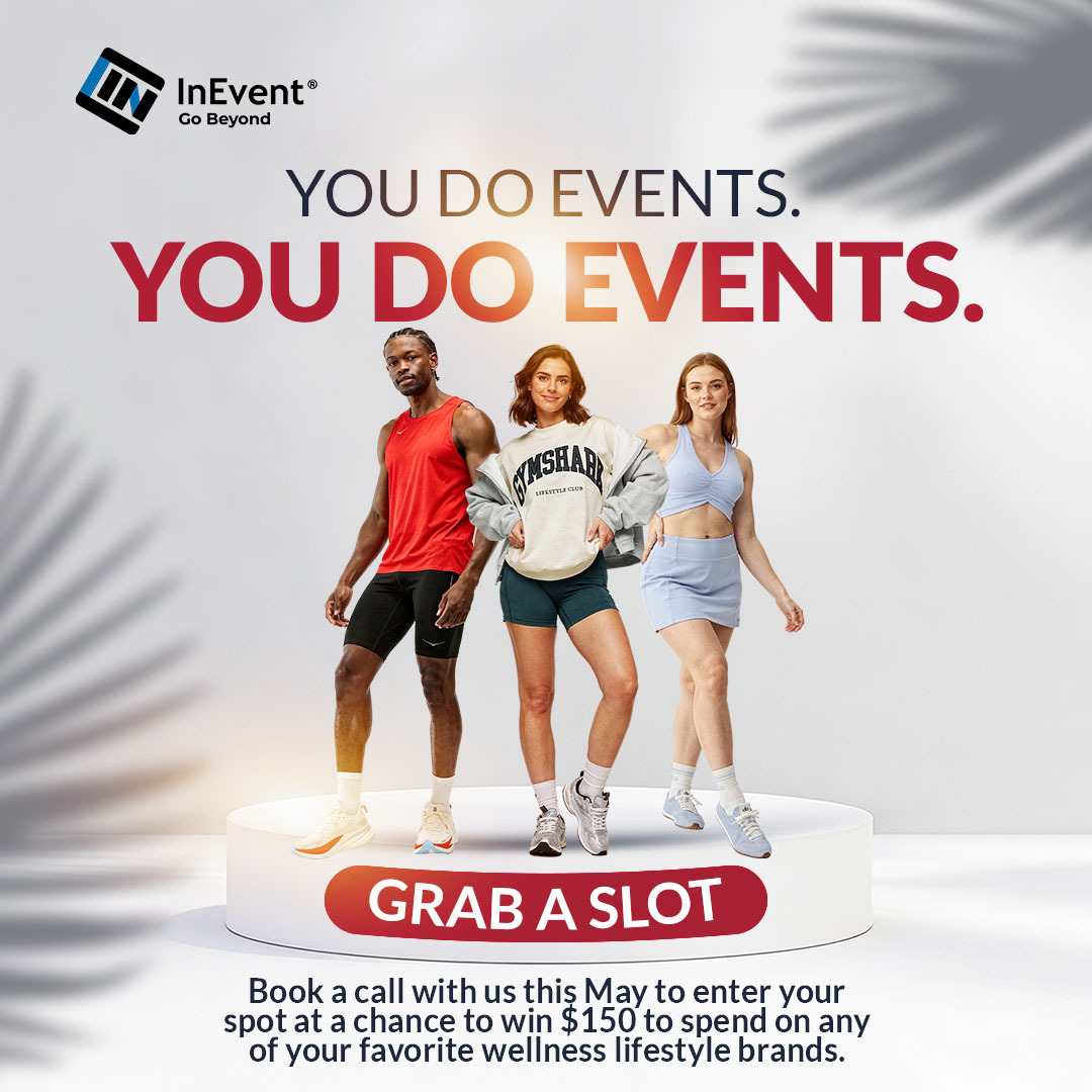 You do events, you do events grab a slot giveaway banner