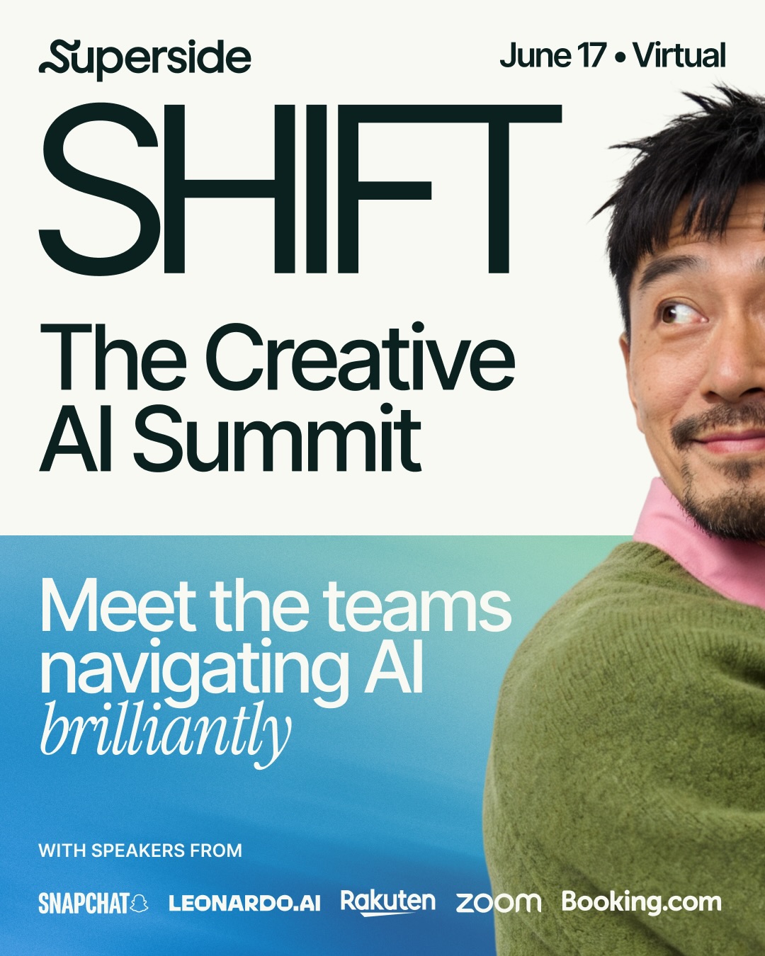 Superside SHIFT Creative AI Summit June 17 virtual event teaser